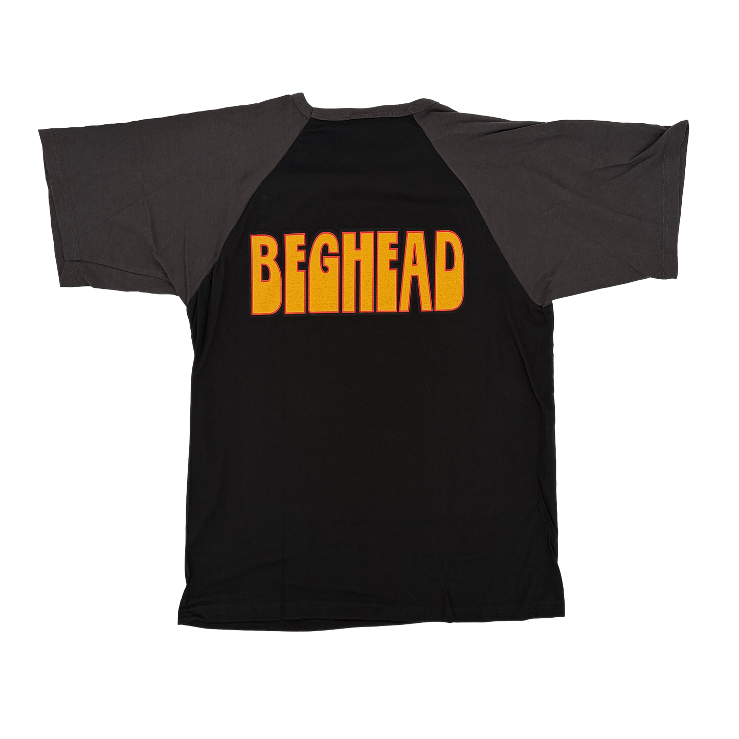Beghead Black Raglan - T-Shirt