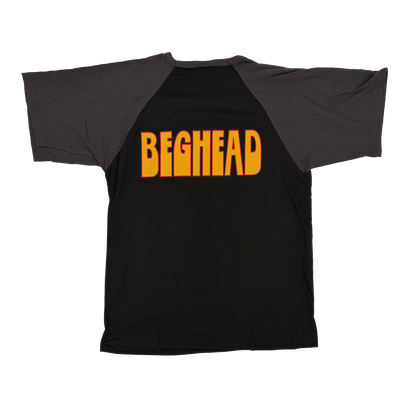Beghead Black Raglan - T-Shirt