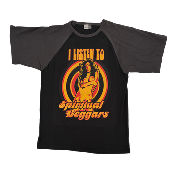 Beghead Black Raglan - T-Shirt