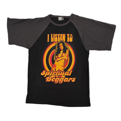 Beghead Black Raglan - T-Shirt
